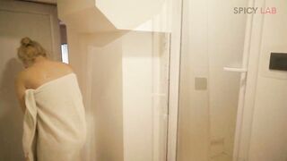 Screwing workout in the gym of sex with horny Sa Bell