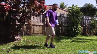 It’s the weekend of the large game, and Sergeant Miles is looking to kick back and see each second of it. But Freya has other plans and twats the remote to get Miles's attention.