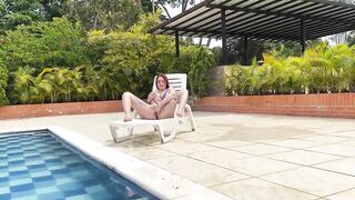 WICKED REDHEAD TASTES AND RIDES A LARGE JOCK IN THE POOL - ANDY ROSE