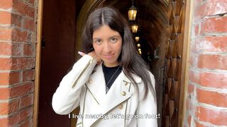 Public Pickup - Beauty on 1st Date Desires Anal Sex in Taut Booty