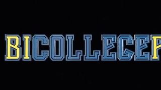 Bi College Screws - Justin's 1st bi experience with Cain and Ashley