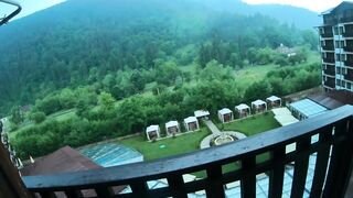 Swiss Escort with Large Bazookas screwed on Balcony Hotel