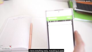 Student drilled a teacher on the table / POV - syndicete