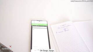 Student drilled a teacher on the table / POV - syndicete