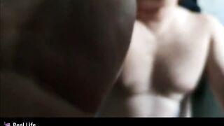 Cuckold Gets Cleanup Duty After Sexy Girlfriend Screws Her Lover & Returns Home