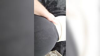 DRY HUMPING!! until that guy cums all over my fresh leggings