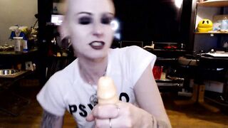 burping on & wanking your small 4" ramrod