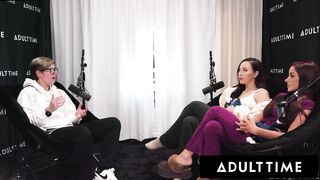 ADULT TIME - Lesbo Chicks Melissa Stratton & Vanna Bardot Sexually excited Snatch Licking & Scissoring! PODCAS