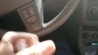 Risky Spunk fountain In Public Parking Lot