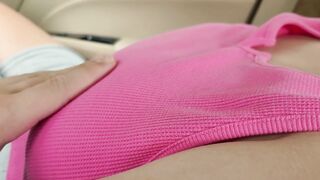 Gal with Flawless Melons allows Me to Touch Her in Public