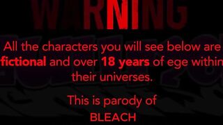 Ichigo Kurosaki breaks Rukia Kuchiki vagina with his large penis bleach (Comics)
