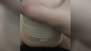 I bang her cunt during my fleshlight vacation