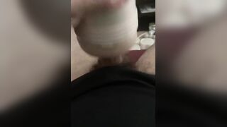 I bang her cunt during my fleshlight vacation