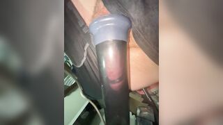 Dong pumped wang hard and size shlong increases 6 inches to 8 inches. sextoy cum. 4 penis rings