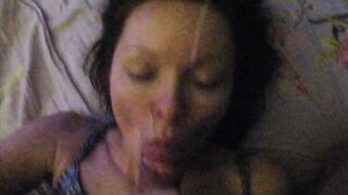 step sister sucked step brother and got sexy facial