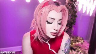 SAKURA LOSES HER VIRGINITY TO NARUTO POV ROLEPLAY DREAM SOLO!