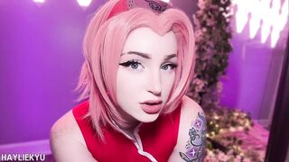 SAKURA LOSES HER VIRGINITY TO NARUTO POV ROLEPLAY DREAM SOLO!