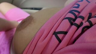 I Let Stranger Touch My Large Bazookas and Cunt in the Car