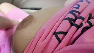 I Let Stranger Touch My Large Bazookas and Cunt in the Car