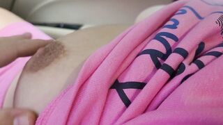 I Let Stranger Touch My Large Bazookas and Cunt in the Car
