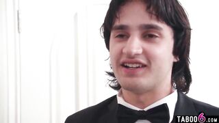 Cheating mother I'd like to fuck bride double penetration group sex right after this babe got married