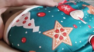 Shy Stepsister lets Me Touch Her Large Breasts on Christmas