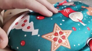 Shy Stepsister lets Me Touch Her Large Breasts on Christmas