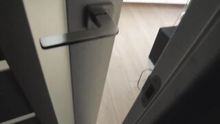 My StepMother Didn't Await That I Was Home and Spying on Her When That babe Decided to Fondle Her Snatch and After that I Would Cum on Her