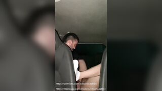 youthful college student is drilled by married str8 uber driver cums inside his virgin booty creampie