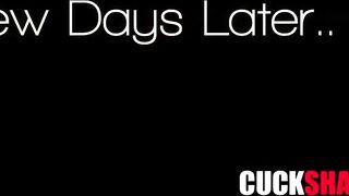 Cuck spouse watching wife screw stepson's ally