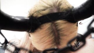 POV - A trans gal demon in latex sucks a precious weenie – Cirilla Freya