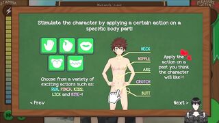 Gameplay - Yoichi banging on the beach - HentaiGameYaoi
