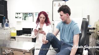 Dr. MILFs Assemble To Train A Youthful Chap About Butt Screwing