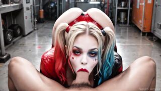 Harley Quinn, Сrazy Doxy Cheats on Joker whilst this guy's in Prison (AI Generated)