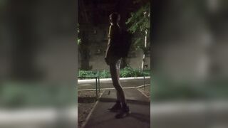 Bare public masturbation