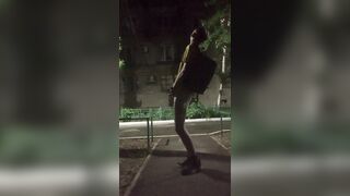 Bare public masturbation