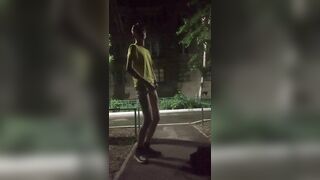 Bare public masturbation