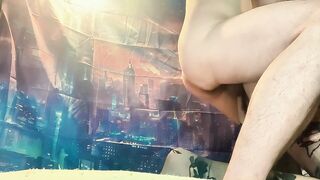 HAWT eighteen anal princess puts massive ass-plug in and takes a cream pie