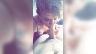 Str8 dude getting head for the 1st time by a hot Transgender beauty