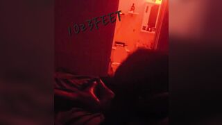 1023FEET late night sneaky jerkoff