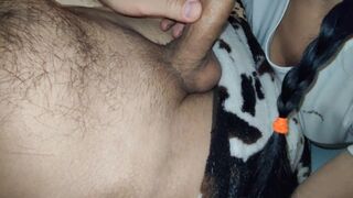 Unfathomable oral-sex from brunette hair wife