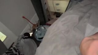 Amateur pair makes home movie back shots awesome!!