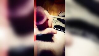 Weeks worth of cum in one giant load! Slow motion ejaculation!