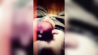 Weeks worth of cum in one giant load! Slow motion ejaculation!