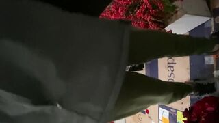 At work piddled in female boss coffee cup in the back of the truck watched her swallow it sweat panties