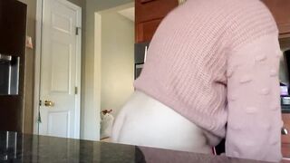 Obese Teen shows off her body during the time that everybody is home