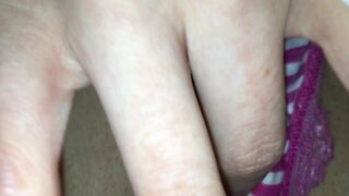 Secretly Masturbating moist snatch visiting my parents