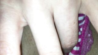 Secretly Masturbating moist snatch visiting my parents