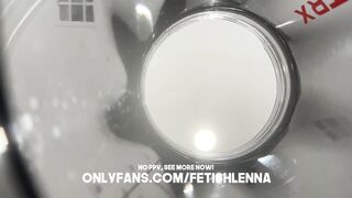 Giantess Femdom-goddess Swallows U In Coffee