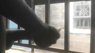 WICKED BBC MASTURBATING THROUGHOUT THE WINDOW